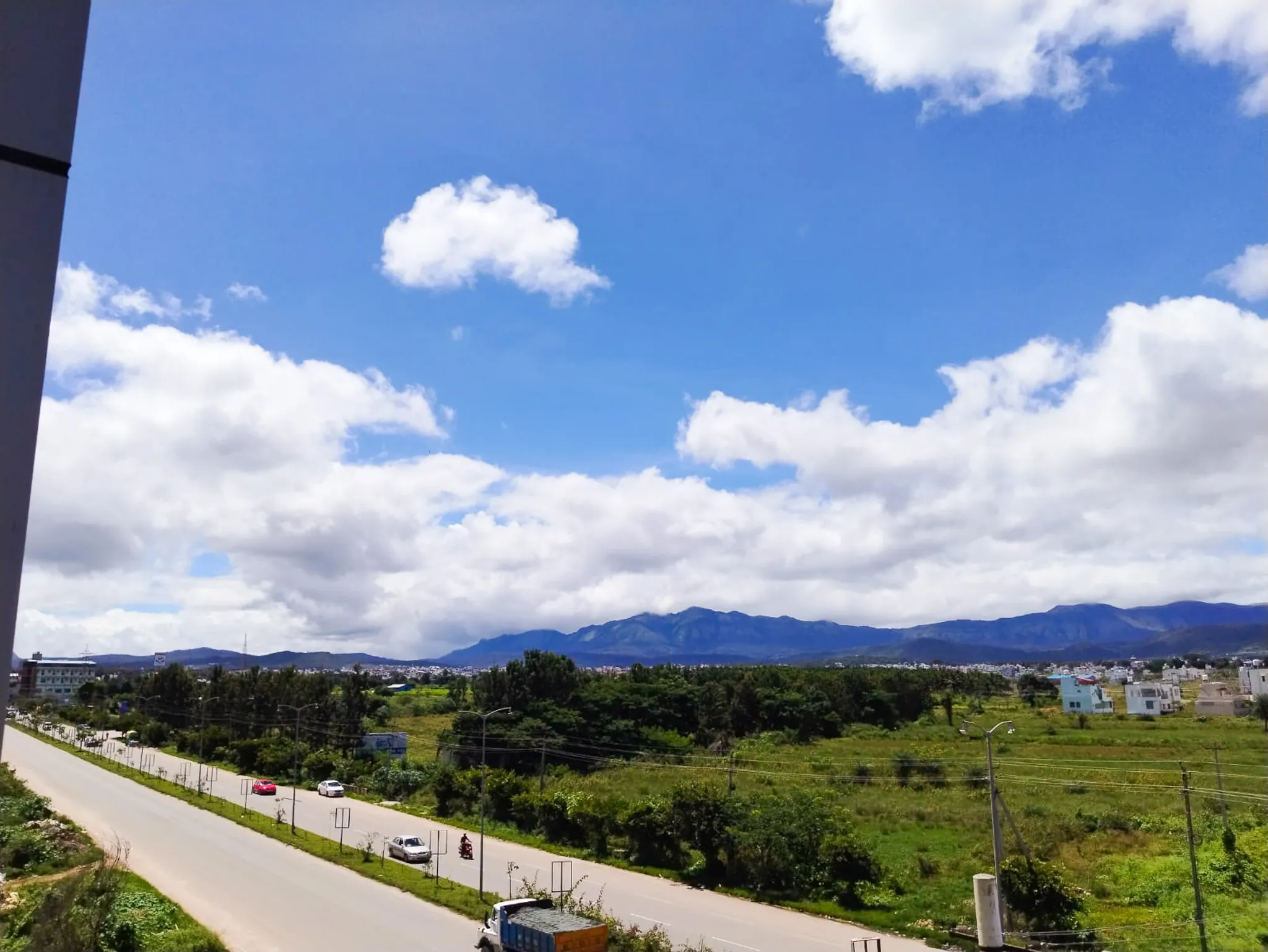 Sunset views from the property